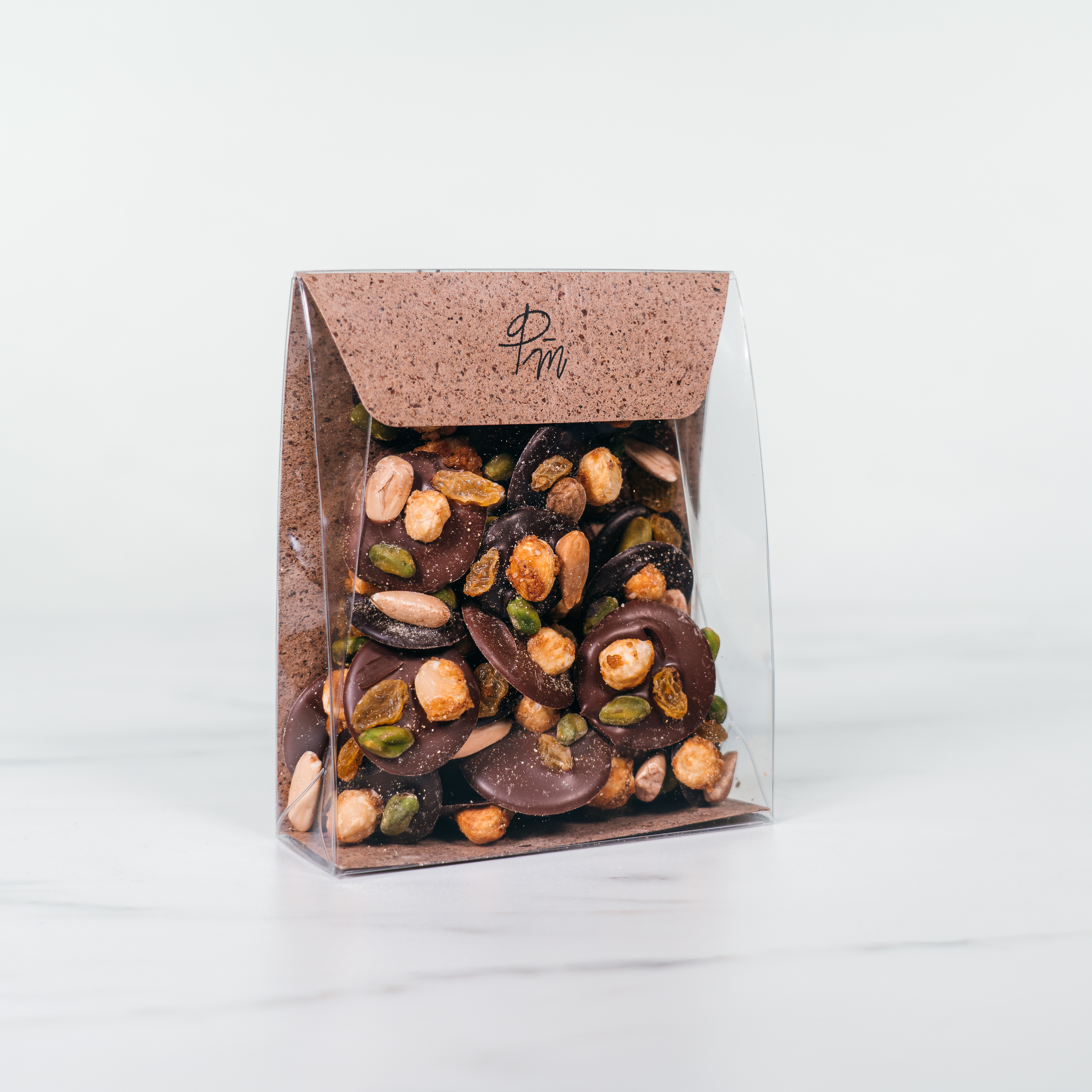 Mendiant chocolat lait et noir 