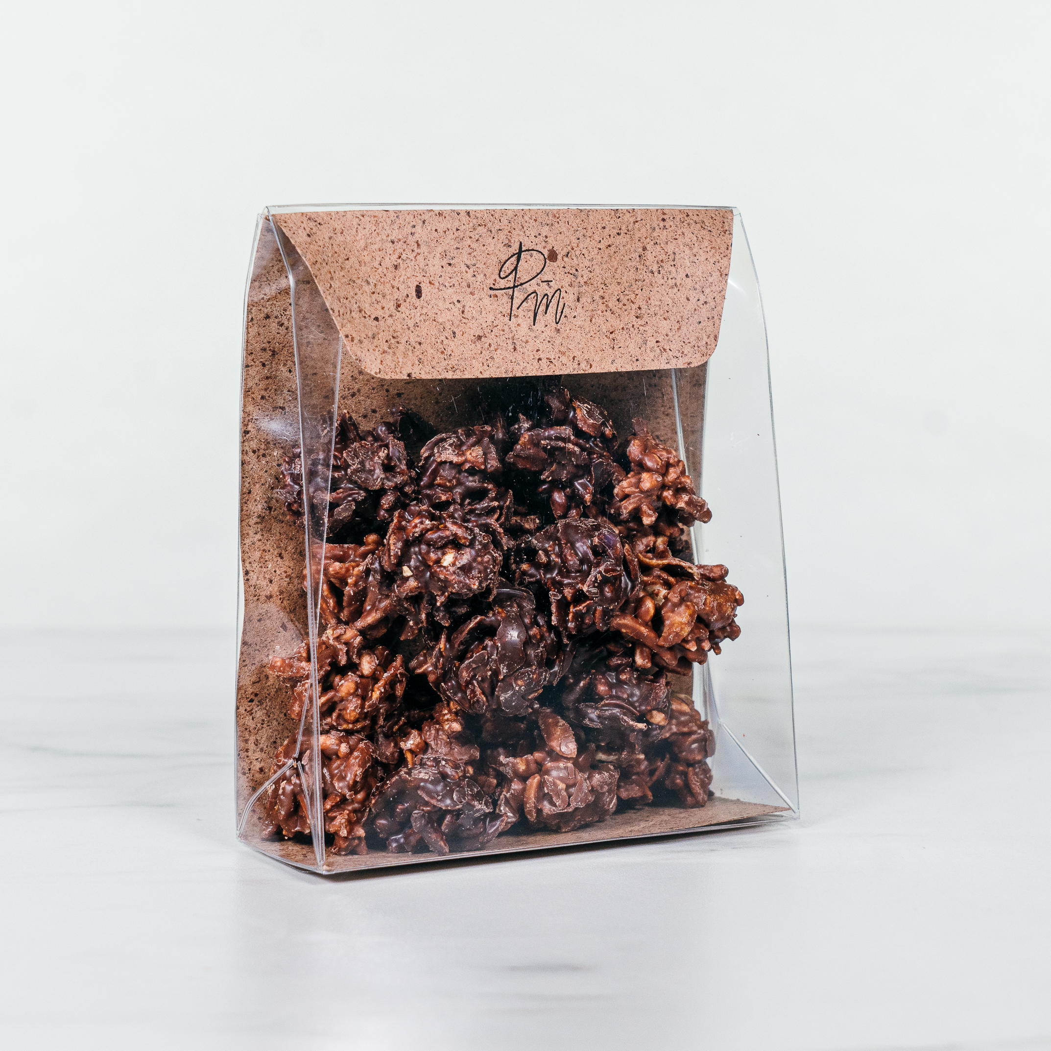 Rochers chocolat lait et noir