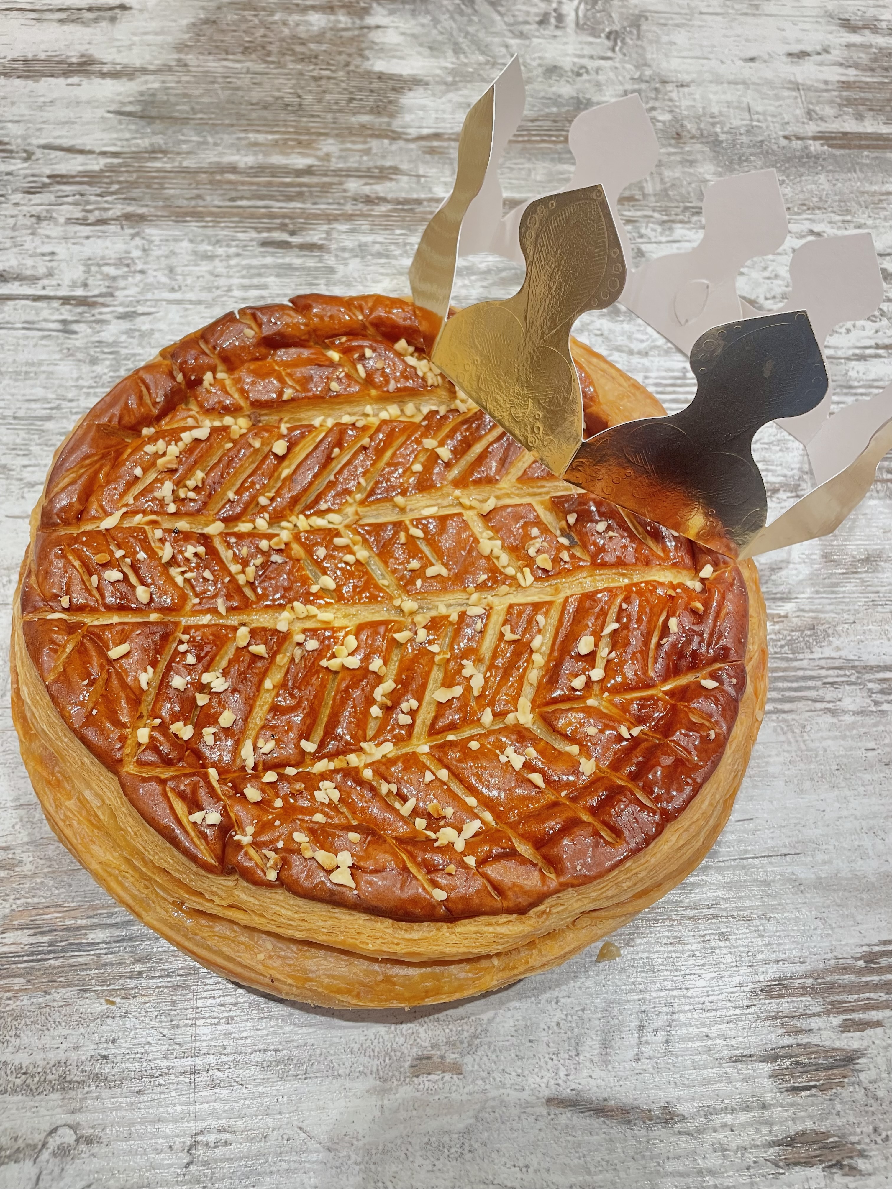 Galette Frangipane Chocolat Noir, Praliné Noisette