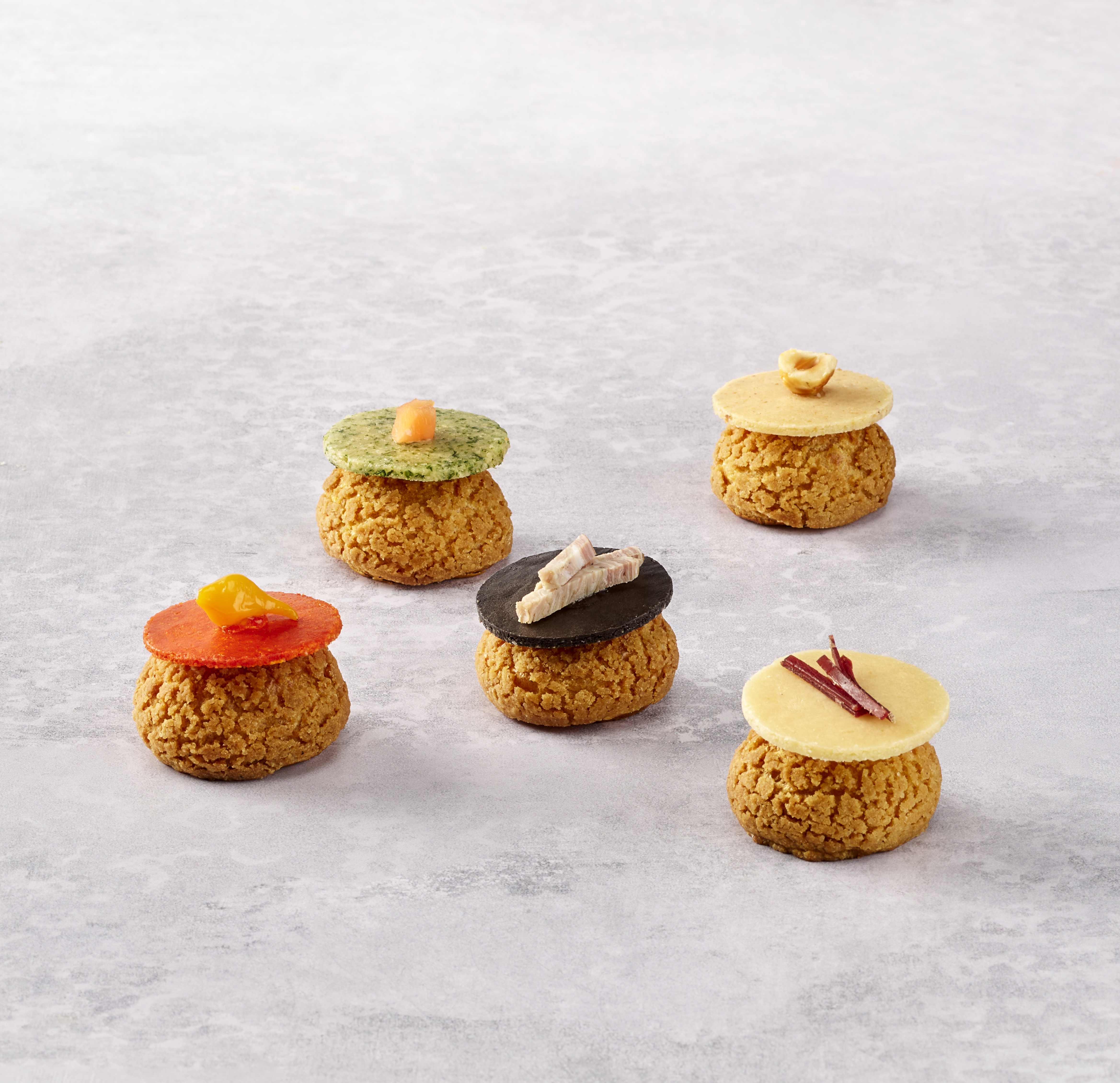 Plateau de mise en bouche : Collection de Gougères