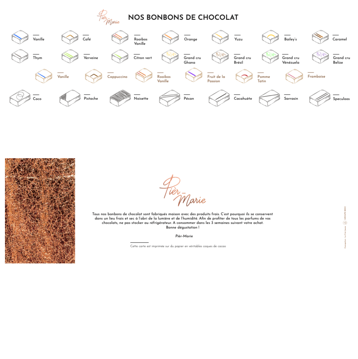 Coffret chocolat Prestige 600 gr